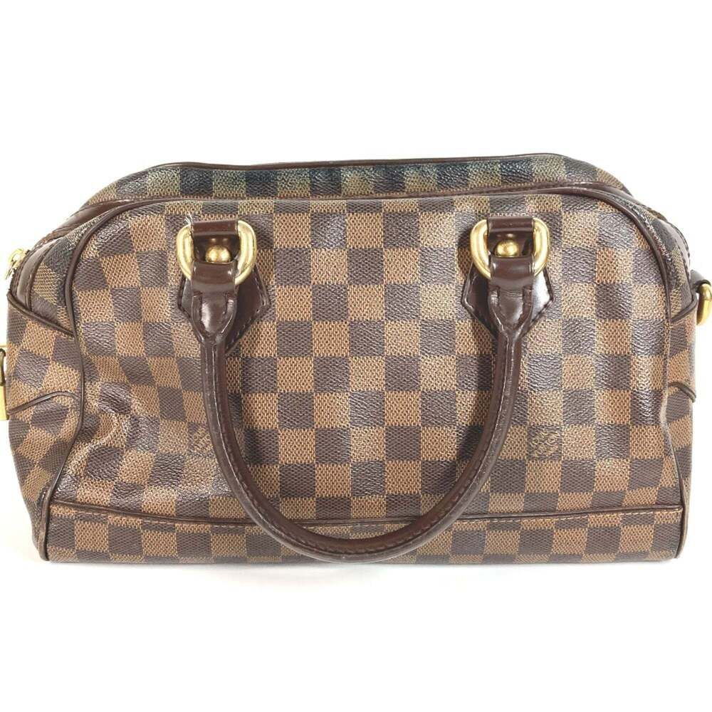 LOUIS VUITTON Brown Damier Canvas Boston Bag - Picture 2 of 12